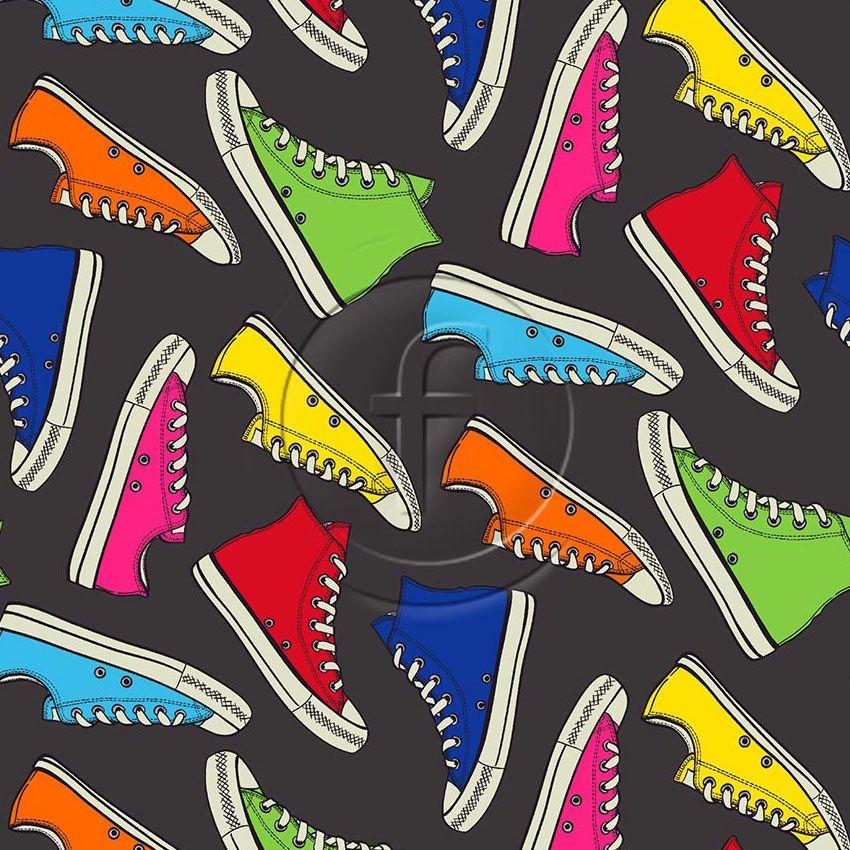 Sneakers Multicoloured - Scalable Patterned Stretch Fabric