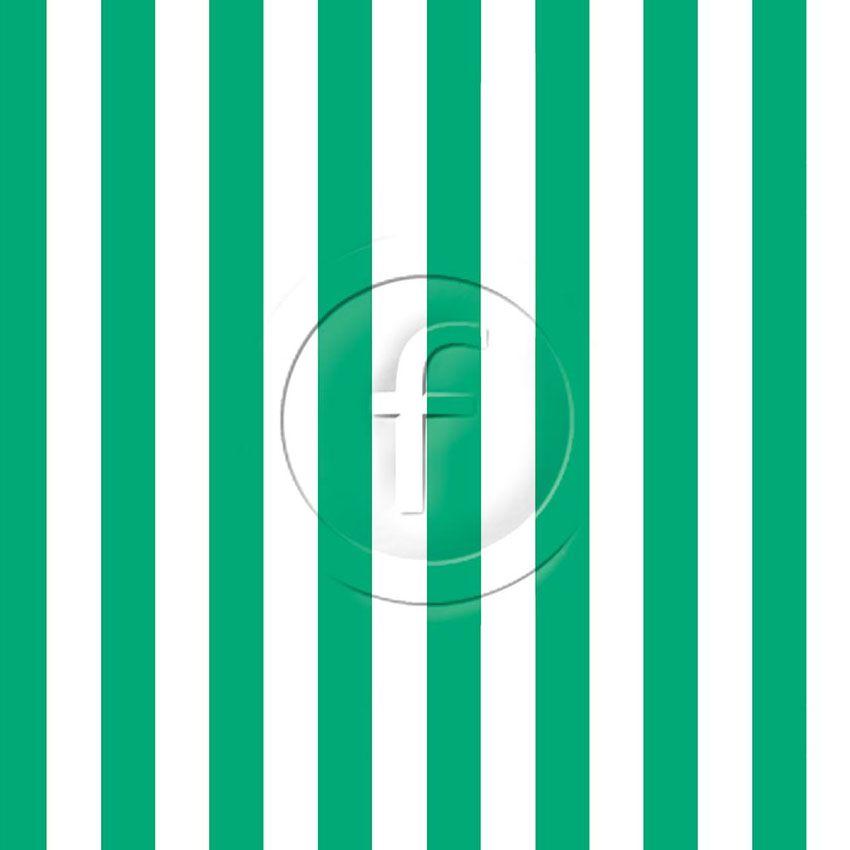 Emerald White 22Mm Width Striped Scalable Stretch Fabric