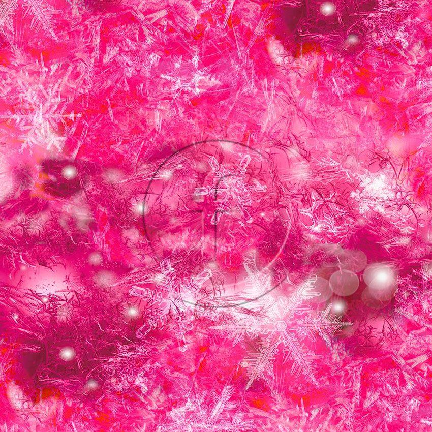 Frozen Pink - Printed Fabric