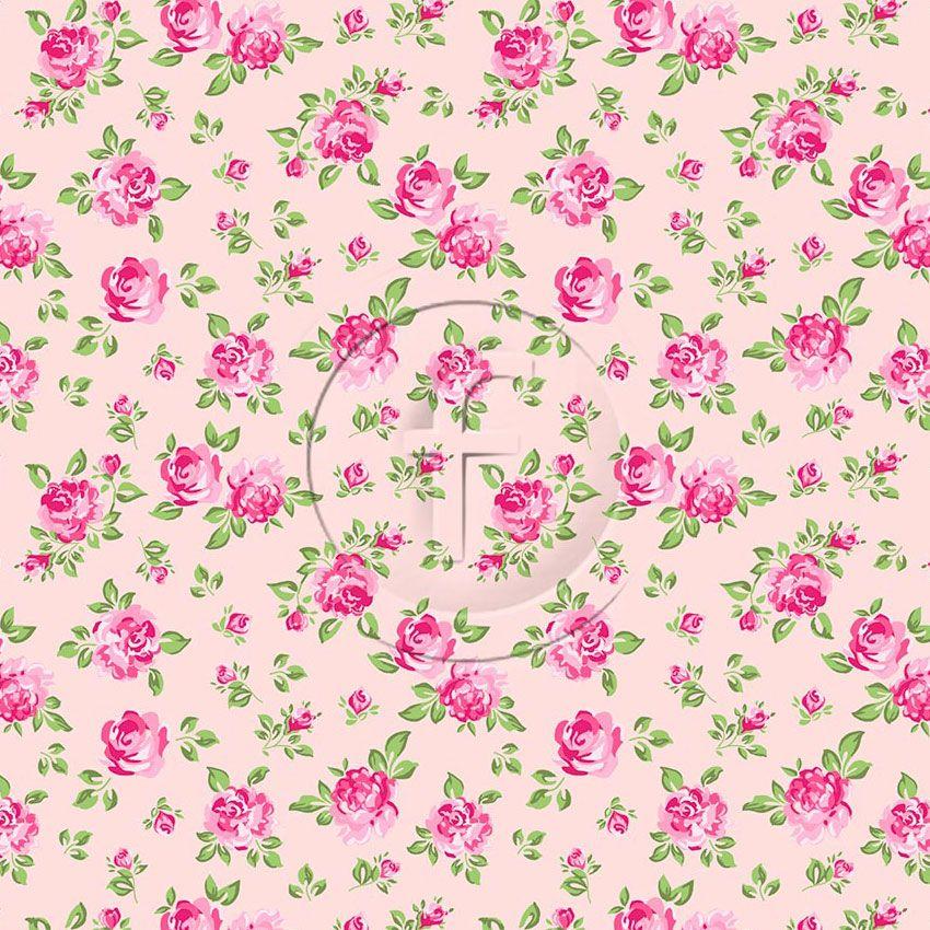 Cheshire Rose Pink - Scalable Patterned Stretch Fabric