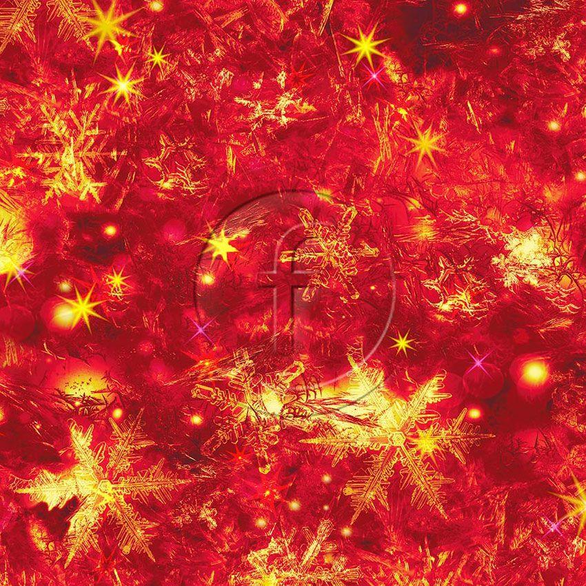 Chillout Red, Abstract, Christmas Scalable Stretch Fabric